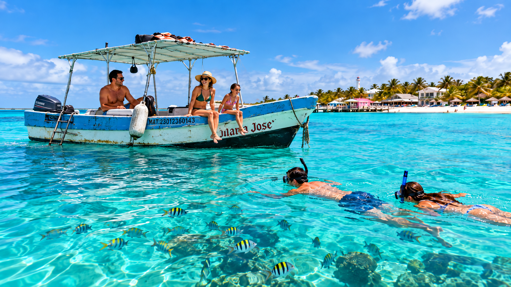 Tour a Isla Mujeres desde Cancún en lancha privada | Zenera Tours